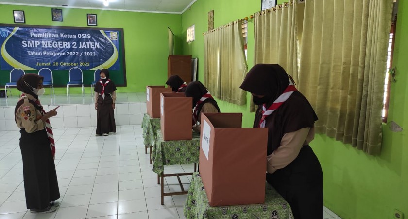 Suara Demokrasi Pemilihan Ketua OSIS Th 2022